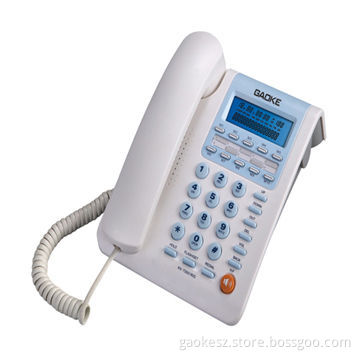 FSK and DTMF Dual Caller ID System with 10 One-touch Memory, Auto-redial and Lock Function